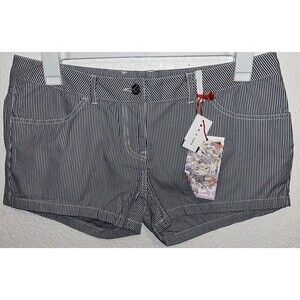 SHSJEANS.CO SASCH Pinstripe Shorts Women Sz XL